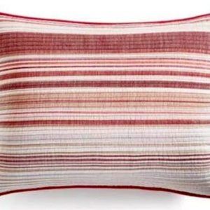 MARTHA Stewart Collection Holiday Yarn-Dye Quilted King Sham